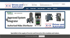 Desktop Screenshot of drivesandautomation.com