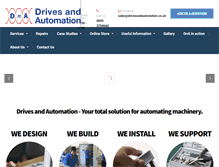 Tablet Screenshot of drivesandautomation.co.uk